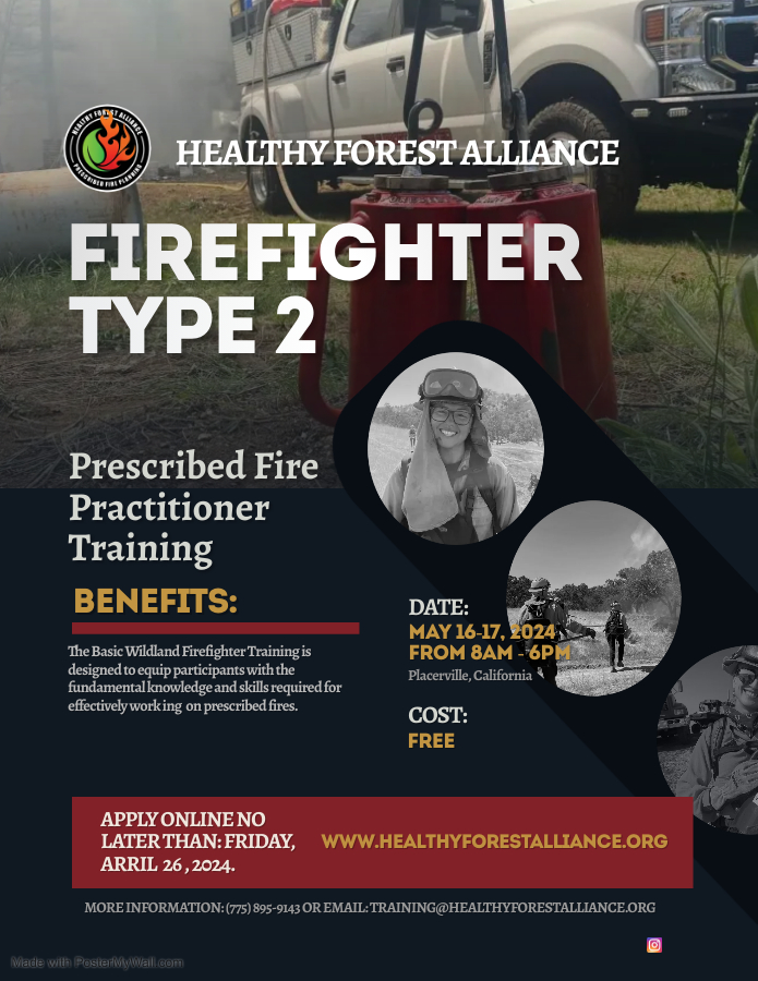 Wildland Firefighter Type 2 (Blended) El Dorado County